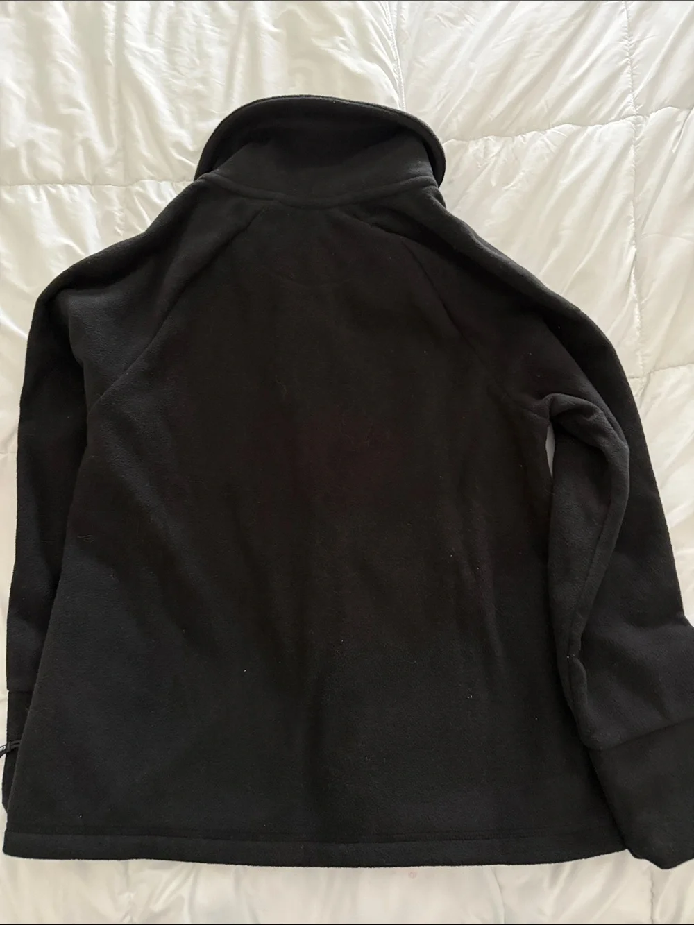 Calvin Klein Black Zip-Up Fleece Jacket